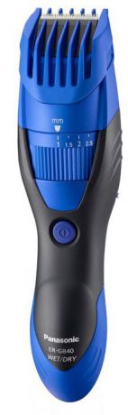 Panasonic ER-GB40-A520 - машинка для стрижки бороды и усов (Black/Blue)