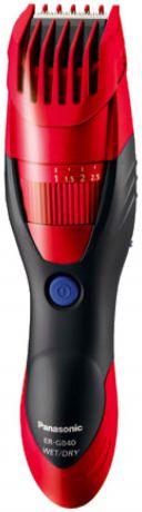 Panasonic ER-GB40-R520 - машинка для стрижки бороды и усов (Black/Red)