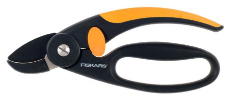 Fiskars P43 (111430) - контактный секатор (Black/Orange)