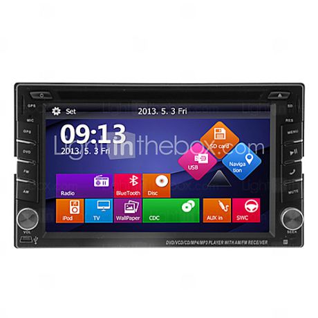 DVD-плеер для автомобиля с GPS, Bluetooth, Ipod, ATV, сенсорный дисплей
