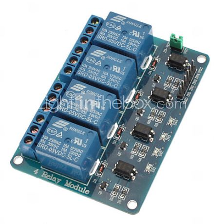 4-канальный релейный модуль с Optocoupler 5V для PIC AVR DSP ARM для Arduino