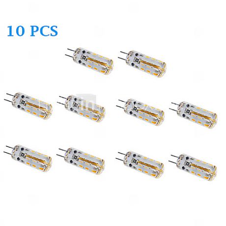 10 шт. G4 2W 170 LM Тёплый белый / Холодный белый Точечное LED освещение DC 12 V