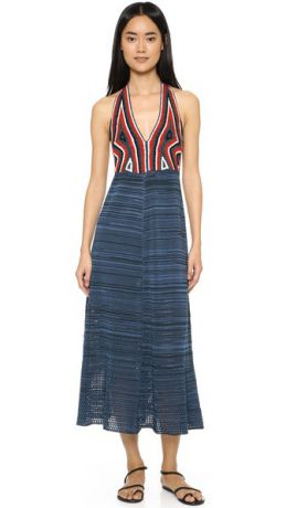 Rachel Comey Связанное крючком платье с американской проймой