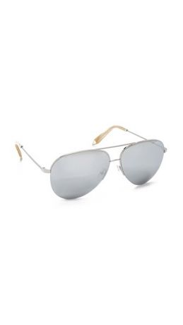 Victoria Beckham Классические солнцезащитные очки-авиаторы Victoria