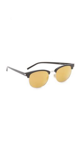 Saint Laurent Зеркальные солнцезащитные очки SL 108 Surf