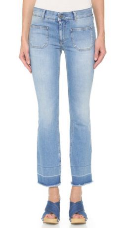 Stella McCartney Расклешенные джинсы-скинни Kick