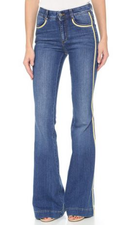 Stella McCartney Расклешенные джинсы в стиле 70-х с отделкой