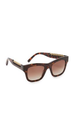Stella McCartney Квадратные солнцезащитные очки с цепочкой