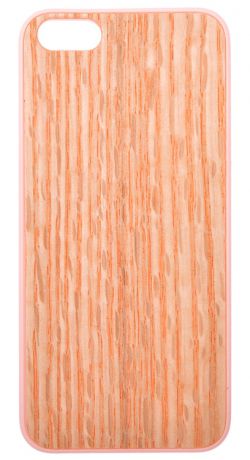 Чехол для iPhone 5/5S/SE Ozaki O!coat-0.3 Wood (Beige/Pink)