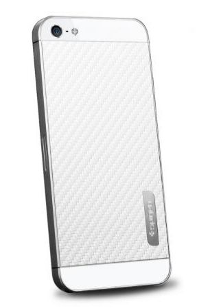 Пленка для iPhone 5/5S/SE SGP Skin Guard Set (Carbon White)