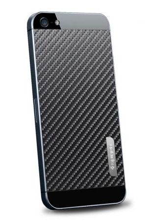 Пленка для iPhone 5/5S/SE SGP Skin Guard Set (Carbon Black)