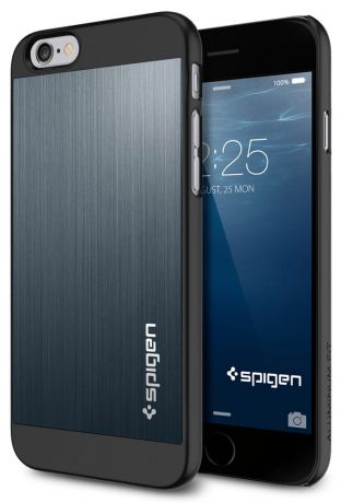 Чехол для Apple iPhone 6/6S SGP Aluminium Fit (Metal Slate)