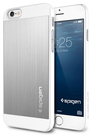 Чехол для Apple iPhone 6/6S SGP Aluminium Fit (Satin Silver)