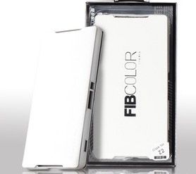 Чехол-книжка FibColor для Sony Xperia Z3 Compact (Белый)