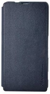 Чехол-книжка FibColor для Samsung Galaxy Alpha (Черный)