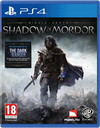 Игра для PlayStation 4 Shadow Of Mordor
