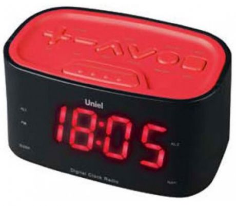 Радиобудильник Uniel UTR-33 (красный)