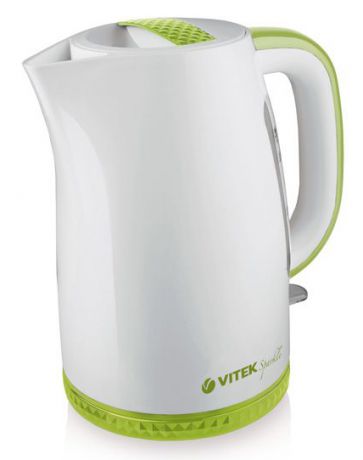 Чайник VITEK VT-1175 (белый/зелёный)