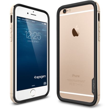 Бампер для Apple iPhone 6/6S SGP Spigen Neo Hybrid (Золотой)