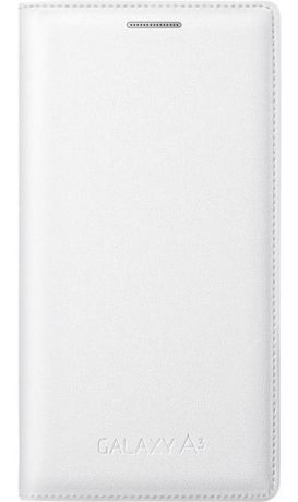 Чехол Samsung Flip Cover для Galaxy A3 (Белый) EF-FA300BWEGRU