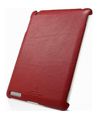 Задник для Apple iPad SGP Leather Griff (Red)