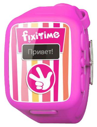 FixiTime детские часы-телефон (Розовый)
