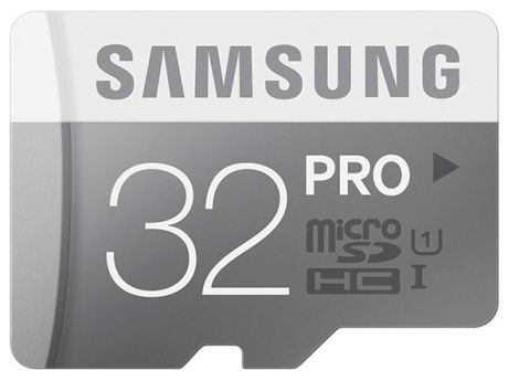 Карта памяти Samsung microSDHC PRO 16Gb +SD адаптер