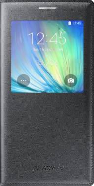 Чехол Samsung S Cover View для Galaxy A7 (Черный) EF-CA700BCEGRU