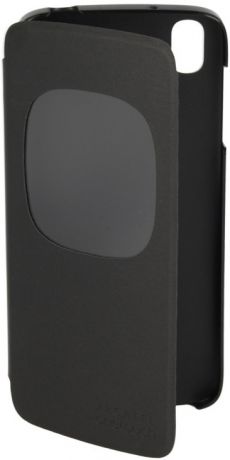 Чехол c крышкой Alcatel One Touch AF6045 (Черный)