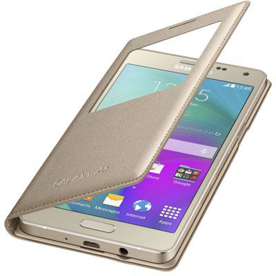 Чехол Samsung S View для Galaxy A5 (Золотой) EF-CA500BFEGRU