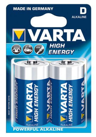 Батарейка VARTA HIGH ENERGY D/LR20 бл 2