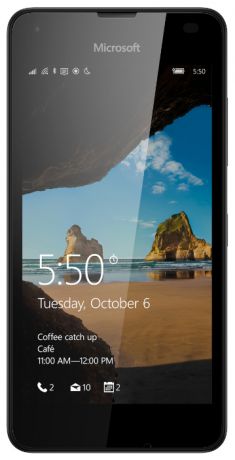 Телефон Microsoft Lumia 550 (Черный)