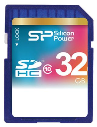 Карта памяти Silicon Power SP032GBSDH010V10 SDHC 32Гб Class 10