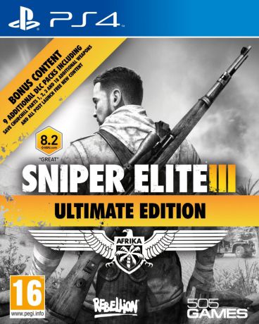 Игра для PlayStation 4 Sniper Elite 3 Ultimate Edition (русская версия)