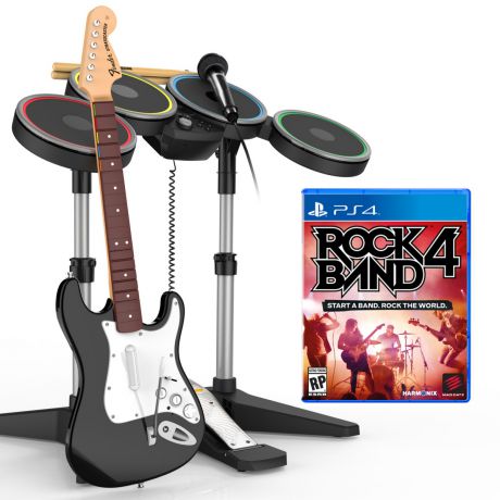 Комплект для Rock Band 4 (игра+гитара,барабаны,микрофон) Band-in-a-Box