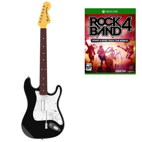 Комплект для Rock Band 4 (игра+гитара) Wireless Fender Stratocaster
