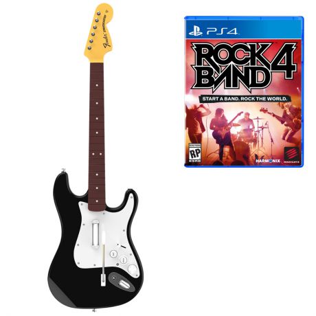 Комплект для Rock Band 4 (игра + гитара) Wireless Fender Stratocaster