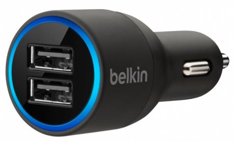 Автомобильная зарядка Belkin 2-Port Car Charger+Charge Sync Cable