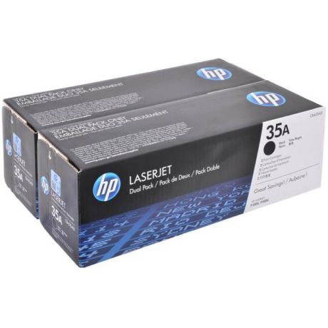 HP HP CB435AF Картридж лазерный, Тонер-картридж, Черный, Стандартная, нет