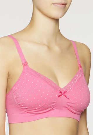 boob - Underwear - Бюстгальтер для кормящих женщин - Розовый/белый горошек