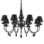 Люстра Ideal Lux Blanche SP8 Nero 111896