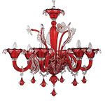 Люстра Ideal Lux Ca'Vendramin SP6 Rosso 095646