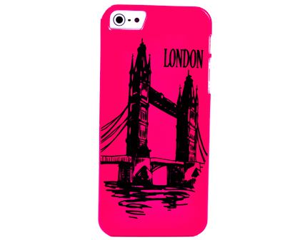 Чехол для iPhone 5 "Лондон" красный