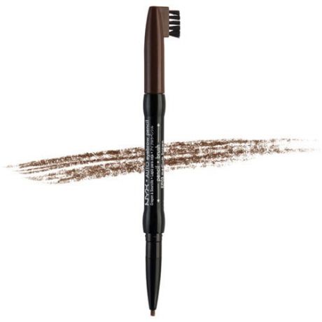 NYX Автоматический карандаш для бровей средне-коричневый 03