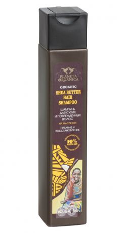 Planeta Organica Шампунь для сухих и поврежденных волос Shea butter