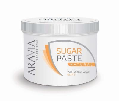 Aravia Professional Сахарная паста для депиляции "Натуральная" мягкой консистенции