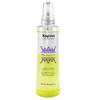 Kapous Professional Двухфазное масло для волос с маслом ореха макадамии