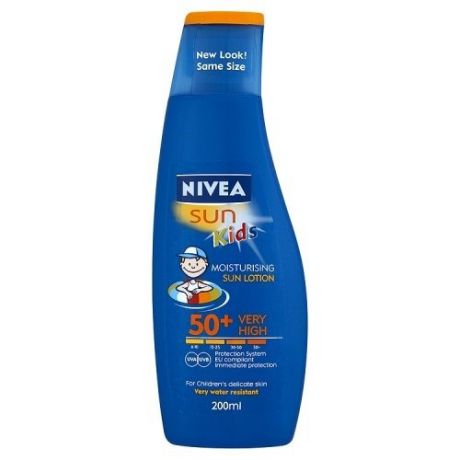 Nivea Детский солнцезащитный лосьон водостойкий SPF50+