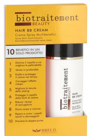 Brelil Professional BB-Крем: многофункциональный крем-спрей для волос