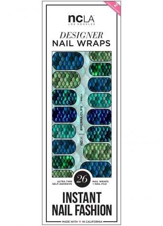 NCLA Наклейки для дизайна ногтей (Animal print Mermaidlife)